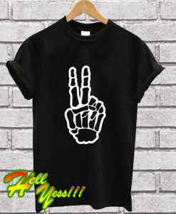 Skeleton Hand T Shirt