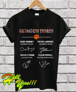 Clemson Swinney Lawrence Travis Etienne Clelin Ferrell T Shirt