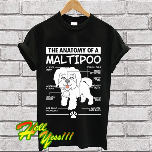 The Anatomy Of A Maltipoo T Shirt