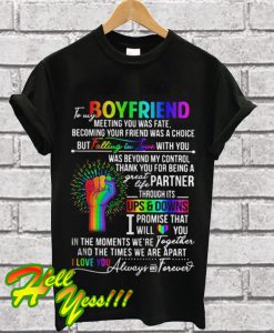 LGBT Boyfriend ups and downs love hooded T Shirt