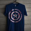 Captain America Tie Dye Logo T Shirt