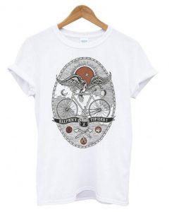 Element Bird On Bike T Shirt