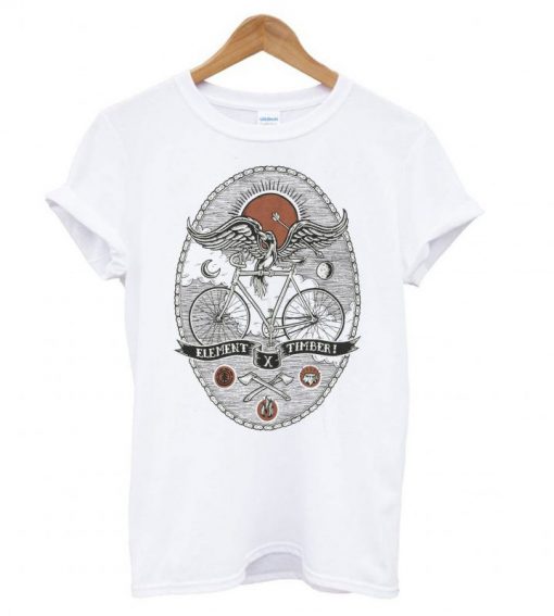 Element Bird On Bike T Shirt