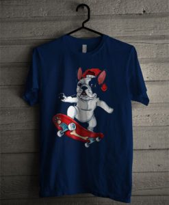 French Bulldog Skateboard T Shirt