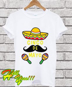 Cinco de Mayo White T Shirt