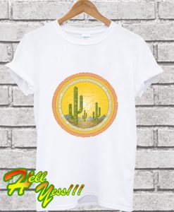 Sunset cactus T Shirt