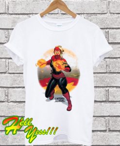 Captain Marvel And The Avengers T Shirt