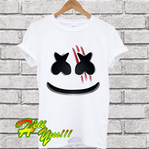 Marshmello camiseta hombres imprimir T Shirt