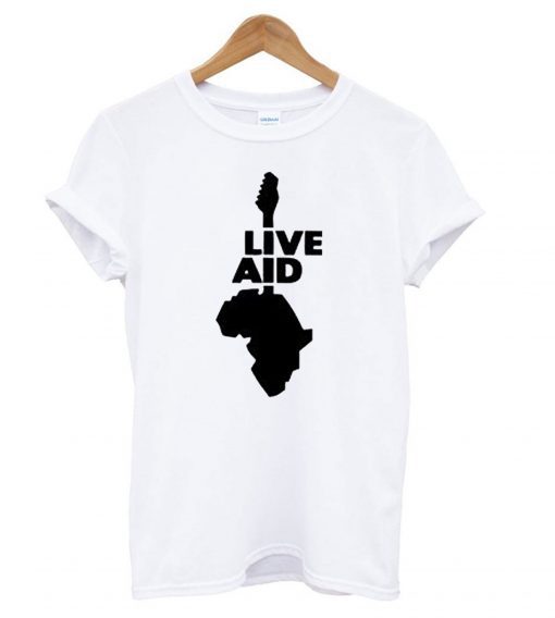 Live aid music art T Shirt