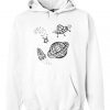 Martian Rocket Spaceship Traffic Hoodie