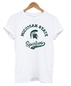 Michigan State Spartans Retro Script Triblend T Shirt