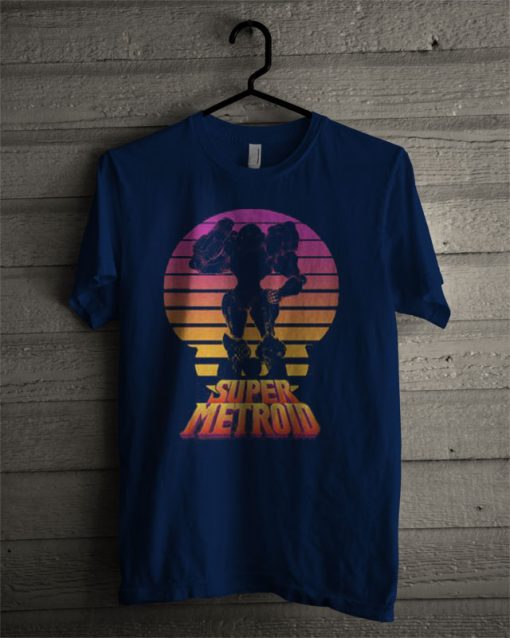 Nintendo Men’s Super Metroid Retro Fade T Shirt