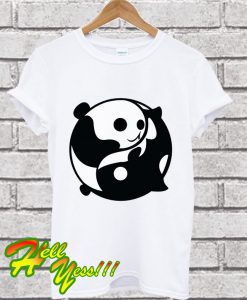 Yin and Yang Panda and Orca T Shirt