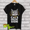 Cats Meow Side T Shirt