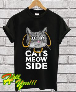 Cats Meow Side T Shirt