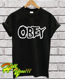 Obey Font T Shirt