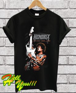 Jimi Hendrix Electric Ladyland Guitar Swirl T Shirt