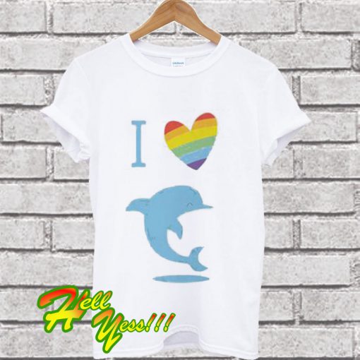 I Love Dolphins T Shirt