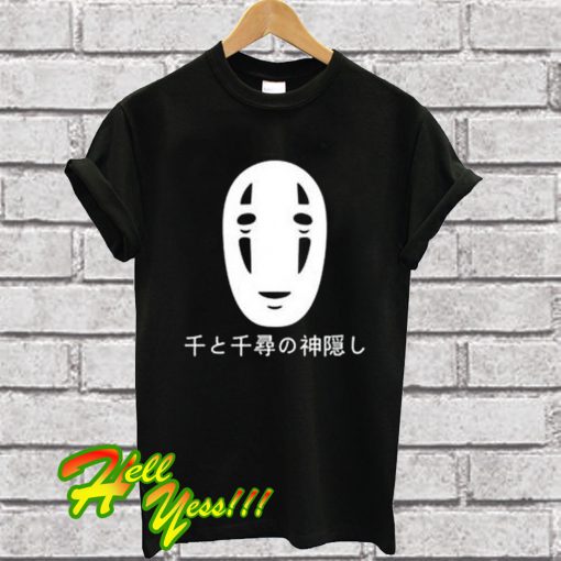 Spirited Away No Face Kaonashi Harajuku T Shirt