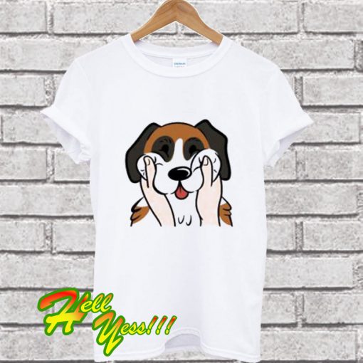 Saint Bernard Chubby Cheeks T Shirt