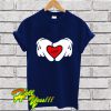 Hands Heart Mickey Mouse Love T Shirt