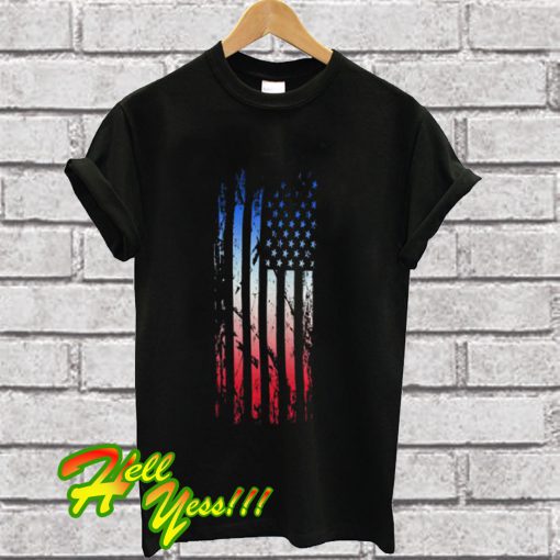 Abstract American Flag America Patriot USA T Shirt