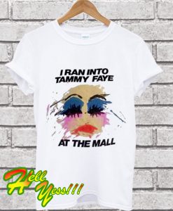 Tammy Faye Bakker I Ran Into Tammy 80s Tour Vintage T Shirt