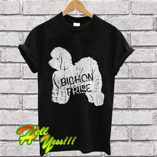 Vintage Bichon Frise Dog Lover T Shirt