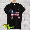 American Flag Chihuahua Dog T Shirt