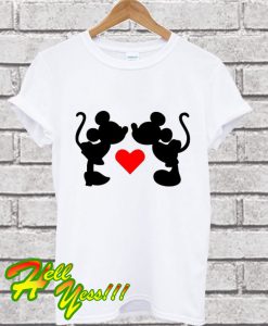 Mickey Inspired Mickey Mouse Hands Holding Heart T Shirt