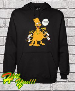 The Whatever Forever Fucked Up 6 Armed Bart Hoodie