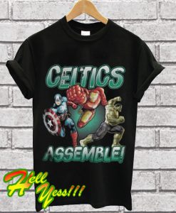 Marvels Avengers Celtics Assemble T Shirt