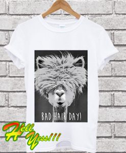Bad Hair Day Llama Lama T Shirt
