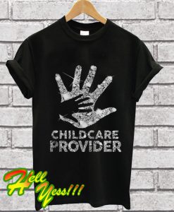 Diamond glitter Childcare Provider T Shirt