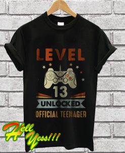 Level 13 Unlocked Official Teenager T Shirt