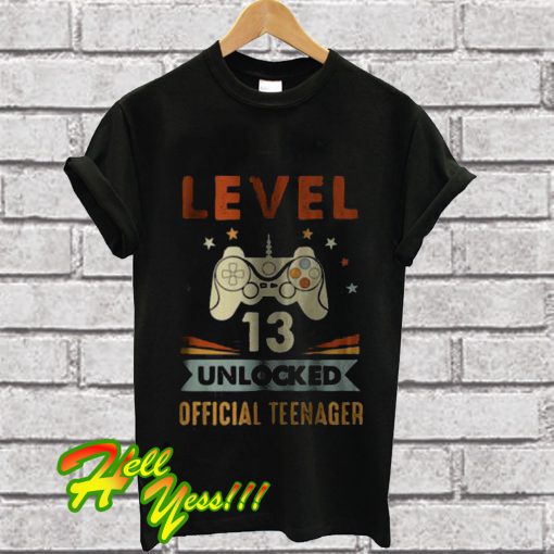 Level 13 Unlocked Official Teenager T Shirt