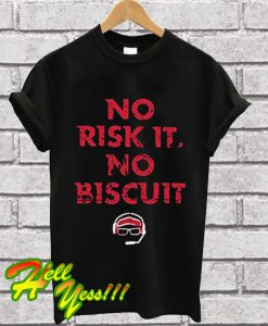 Cool No Risk It, No Biscuit Arizona Football Team Bruce Arians T Shirt