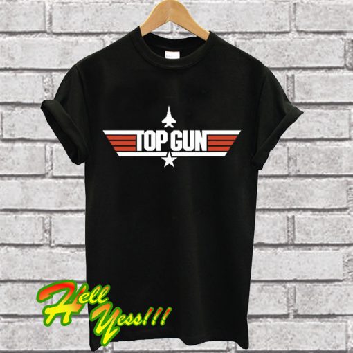 TOP GUN Black T Shirt