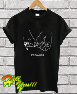 Promises Hands Outline Tumblr T Shirt