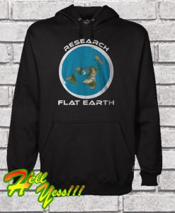 Research Flat Earth Hoodie