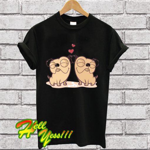 Pug Valentines Day Shirt Dog Lover T Shirt