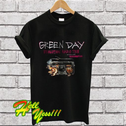 Green Day Revolution Radio Tour T Shirt