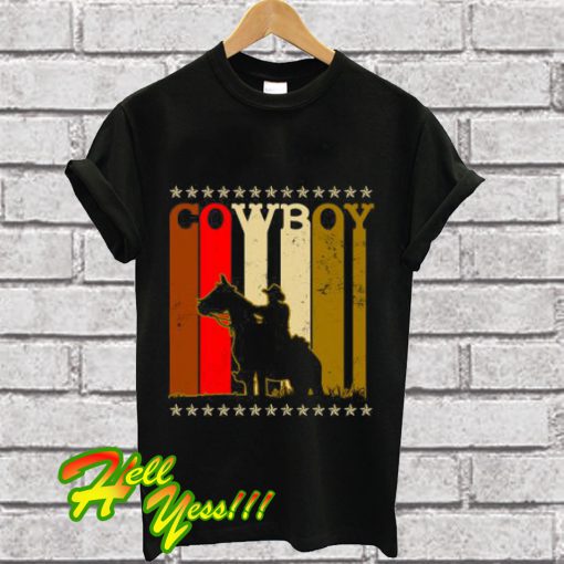 Vintage Rodeo Retro Cowboy T Shirt