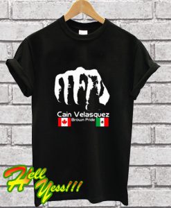 Cain Velasquez Mma Mexican USA Brown Pride T Shirt