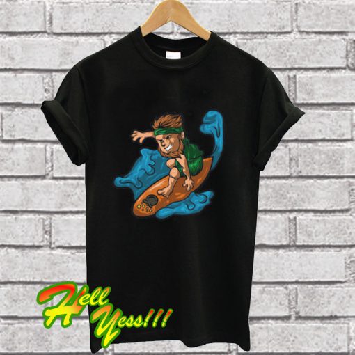 Leprechaun Surfing T Shirt