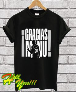 GRACIAS MANU – Manu Ginobili T Shirt