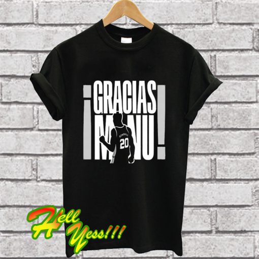 GRACIAS MANU – Manu Ginobili T Shirt