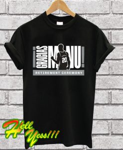 Manu Ginobili Jersey Retirement Night T Shirt