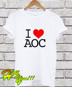 I Love AOC Alexandria Ocasio-Cortez T Shirt