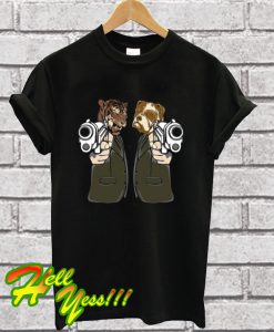 Gangster tiger and dog T Shirt